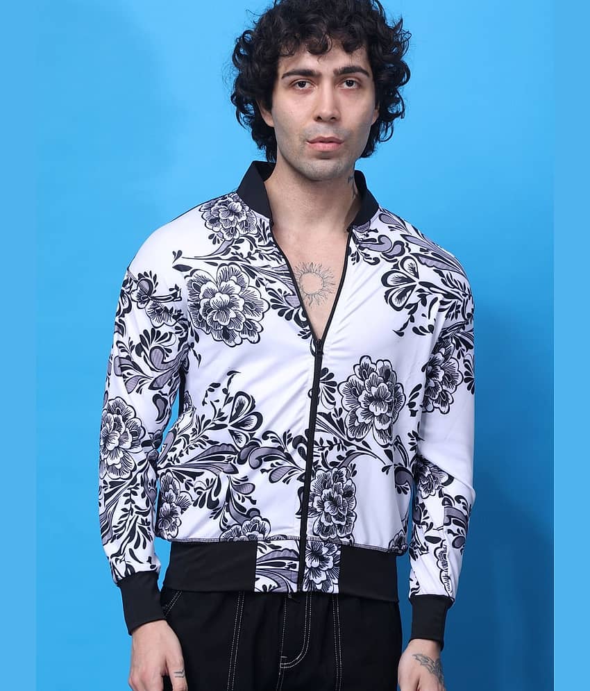 yellow tree Polyester Men's Casual Jacket - White ( Pack of 1 )