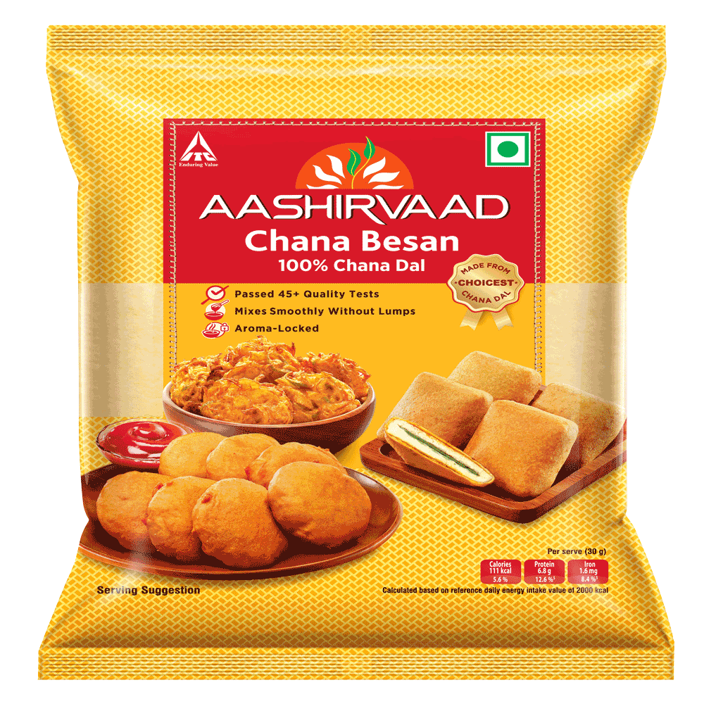 Aashirvaad, 100% Chana Dal Besan, 500 g