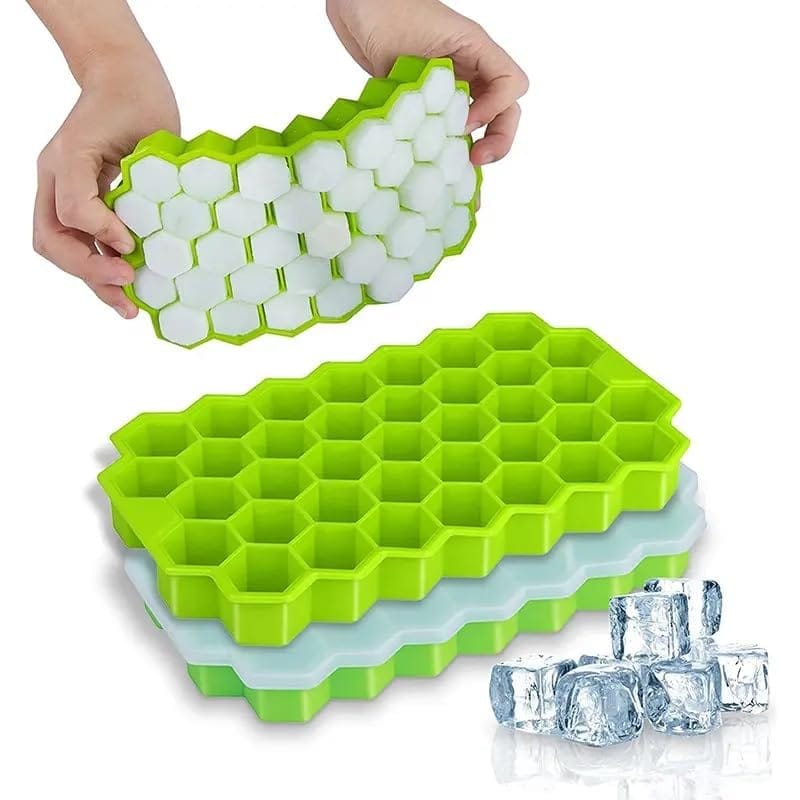 NATURALLY YOURS Silicone 37 Cavity Honeycomb ICE Tray 208 X 122 X 22 MM