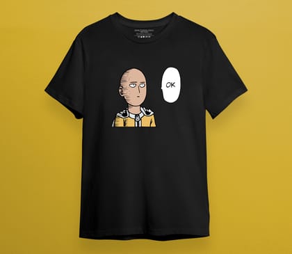 Saitama OK T-shirt-Black / S