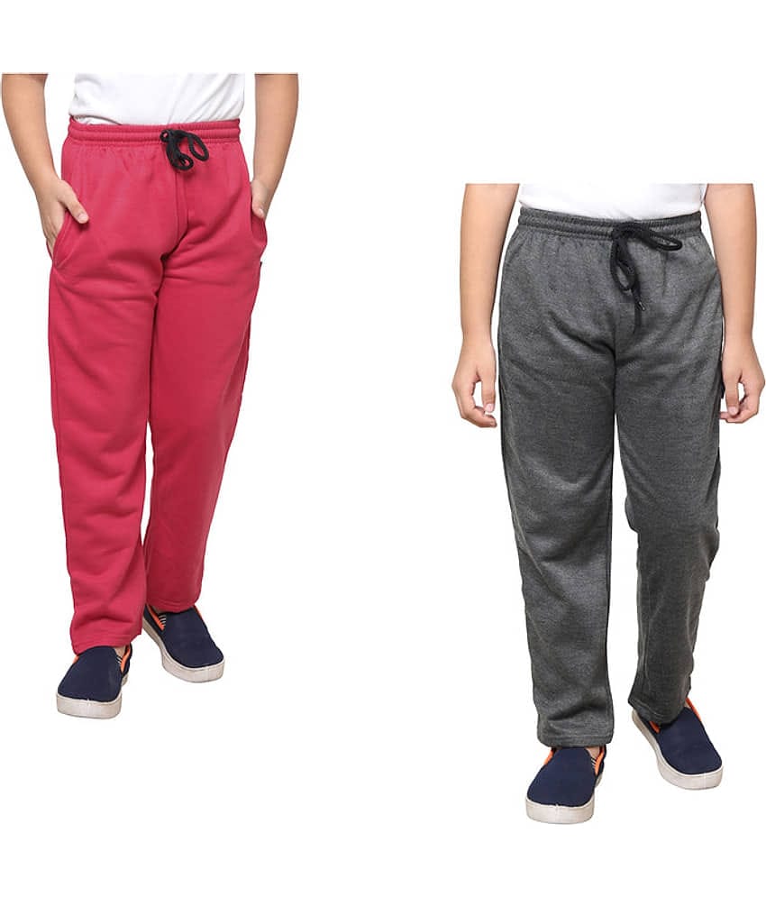 IndiWeaves Pack of 2 Boys Fleece Trackpant ( Multicolor )