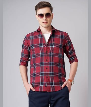 Paul Street - Blue 100% Cotton Slim Fit Men's Casual Shirt ( Pack of 1 )