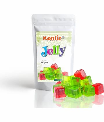 KONFIZ Mixed Fruit Jelly Cubes 500 g