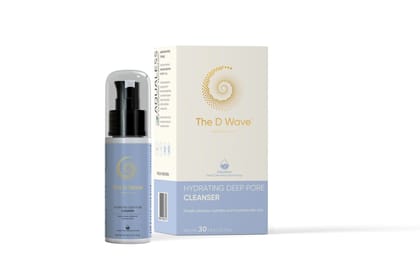 The D Wave Hydrating Deep Pore Cleanser - 30ML | Hydrating Face Cleanser | Minimizes Pores | Restoring natural complexion | Keeps the skin fresh & hydrated | Nourished and renewed skin