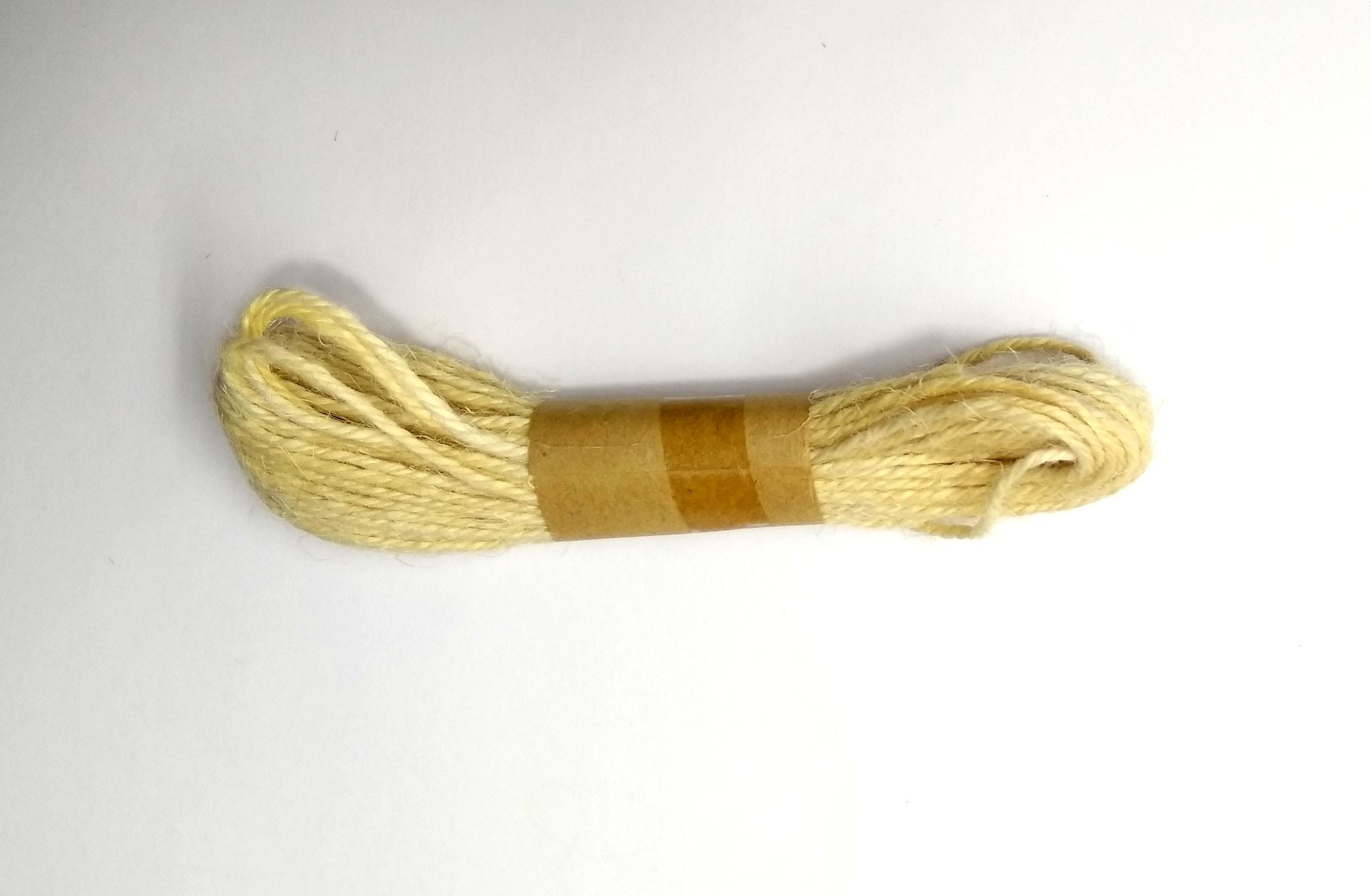 Jute Twine String 10 Meter Roll - Cream Color 3 Ply - 2mm Diameter
