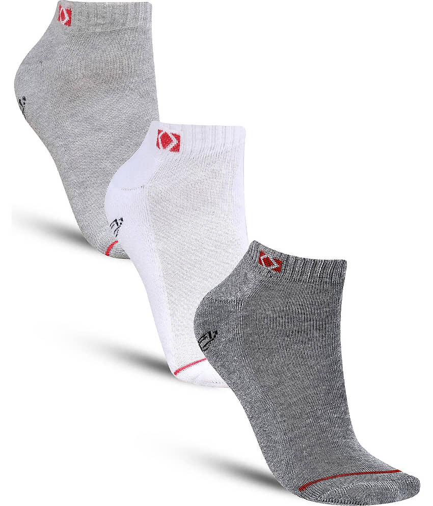 Dollar - Cotton Men's Self Design Multicolor Ankle Length Socks ( Pack of 3 )