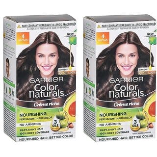 Garnier Color Naturals Cream Brown 4 Hair Color - 35ml+30g (Pack Of 2)