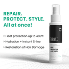 ThriveCo Heat Protector Hair Spray, 150ml | For Men & Women ThriveCo Heat Protector Hair Spray, 150ml | For Men & Women