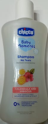 Chicco baby moments shampoo no tears calendula and hibiscus 200ml