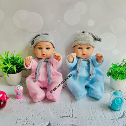 Boy Doll with Realistic Baby Sound for Girls (29cm) (Onesie Suit) (1pc)