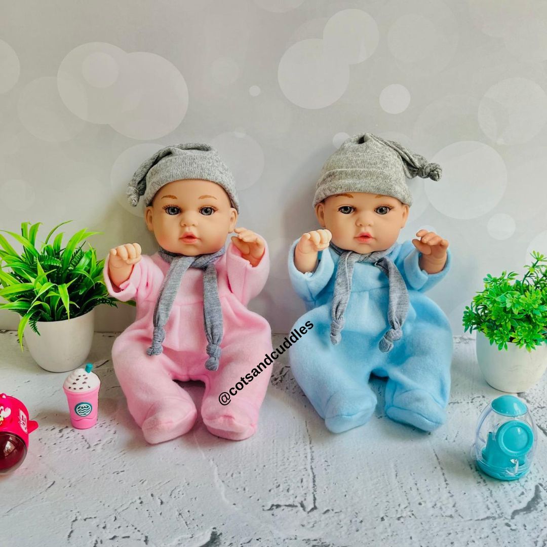 Boy Doll with Realistic Baby Sound for Girls (29cm) (Onesie Suit) (1pc)