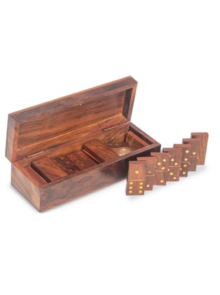 Classic Wood Domino Game Classic Wood Domino Game