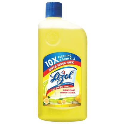 Lizol Disinfectant Surface Cleaner - Citrus, 975 ml
