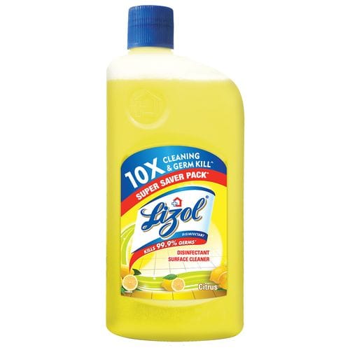 Lizol Disinfectant Surface Cleaner - Citrus, 975 ml
