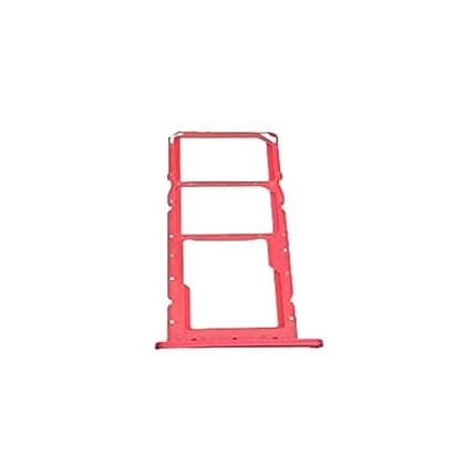 Sim Card Holder Tray for Samsung Galaxy M02S Red