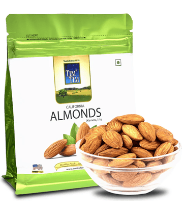 Tim Tim Raw California Almonds 250g