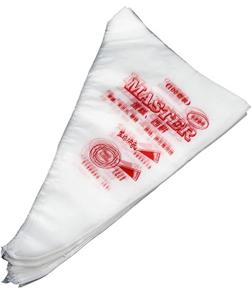 Kurtzy 100 Medium Plastic Disposable Icing Piping Pastry Bags
