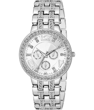 Renaissance Traders - Silver Metal Analog Womens Watch