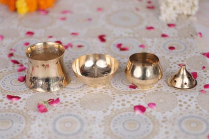 Aatm 3-in-1 Brass Aroma Lamp and Diffuser - Diya, Camphor Burner and Bakhoor Dani - 19.5 cm - For Pooja, Meditation and Home Fragrance