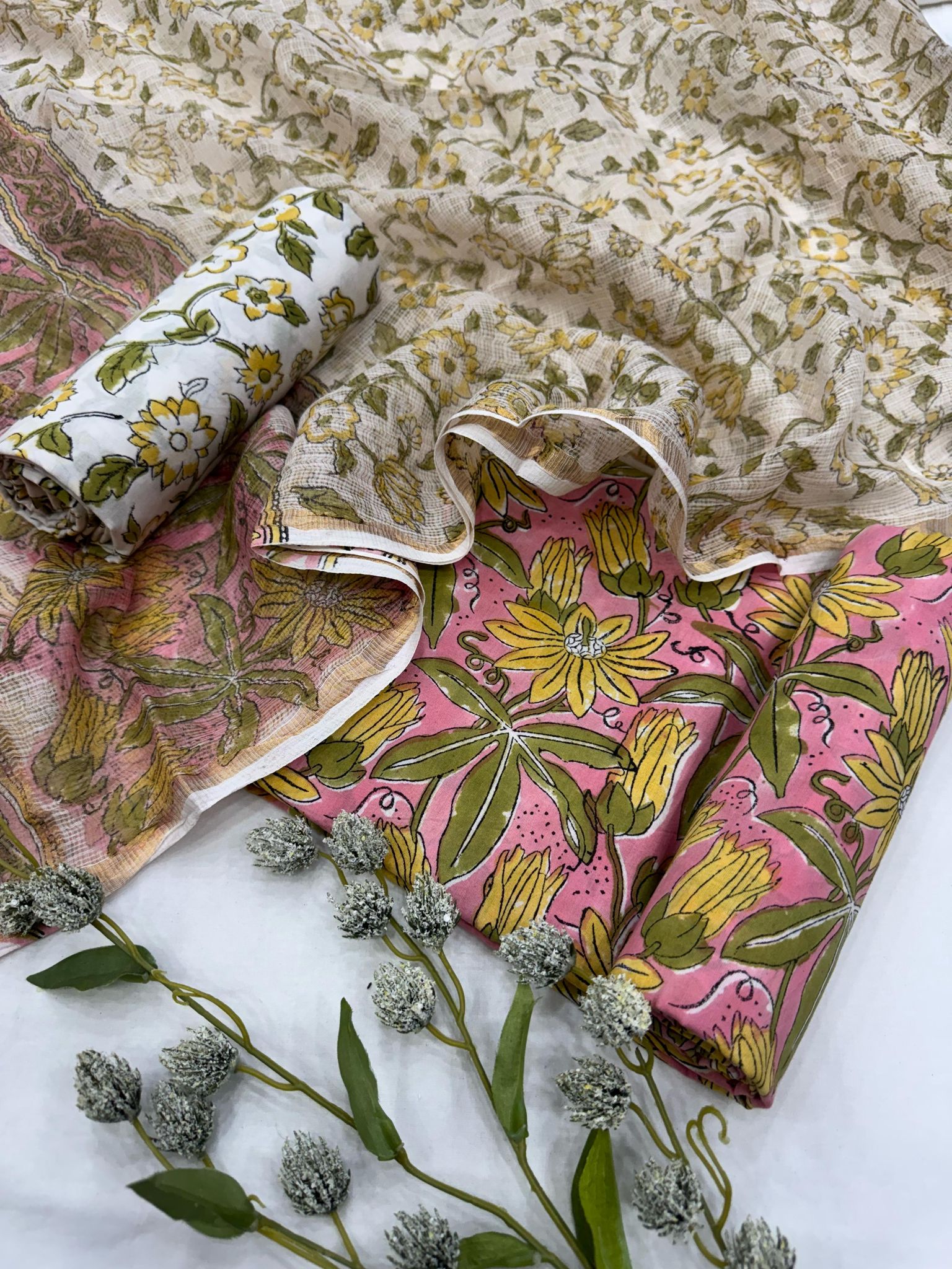 Cotton Suit with Kota Doriya Dupatta