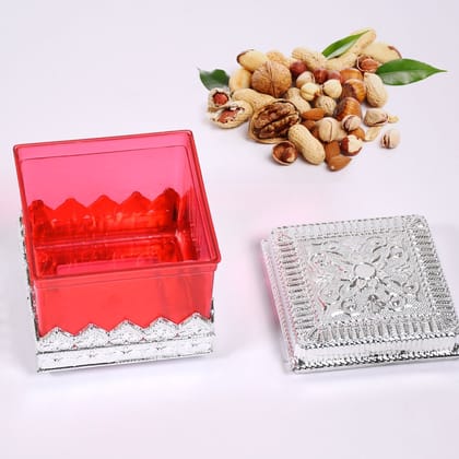 Ruby Dry fruit Storage Container - Attractive Design Box for Home & Kitchen Ruby Dry fruit Storage Container - Attractive Design Box for Home & Kitchen