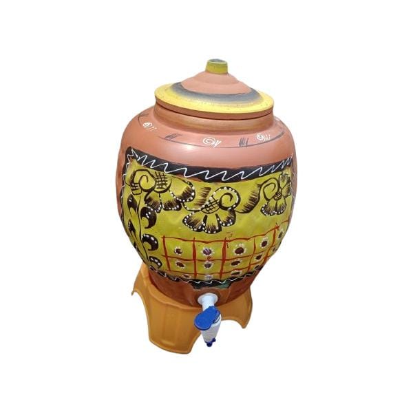 Terracotta Clay Multi Color Matka