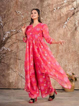 DRESS PLAZZO SET
