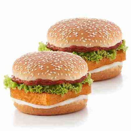 Paneer burger combo (for 2)