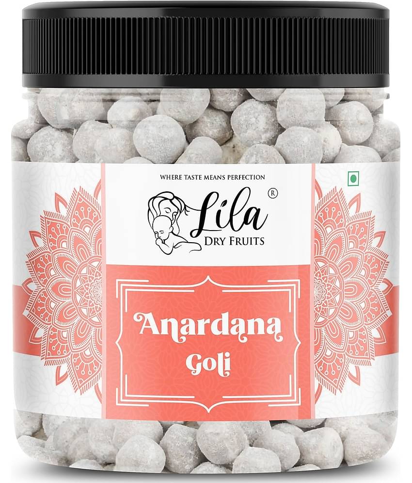 LILA DRY FRUITS Anardana Goli Mukhwas Candy 100g Sweet & Tangy Mouth Freshener