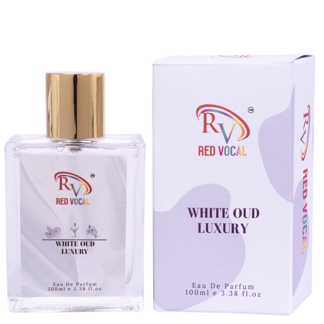 Red Vocal White Oud Luxury (Unisex) with Floral Romance Luxury (Women) Eau de Parfum Combo – 2 x 100ml