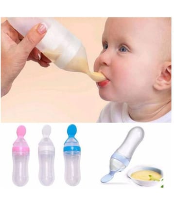GIRLYY - Multicolor,White 90 ml Feeding Bottle (Pack of 1)