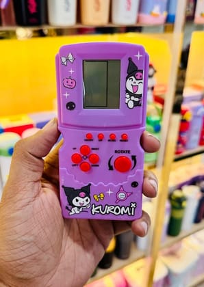 Handheld game console in stitch and kuromi