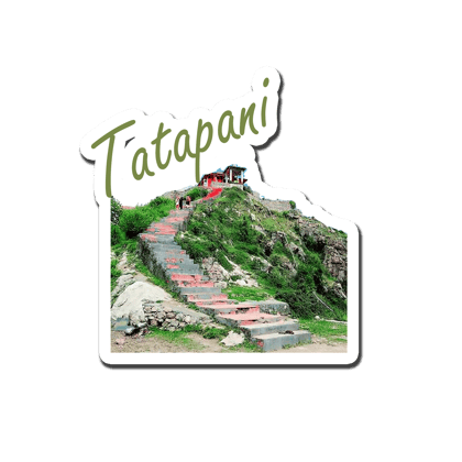 Tatapani Scenery Souvenir Fridge Magnet