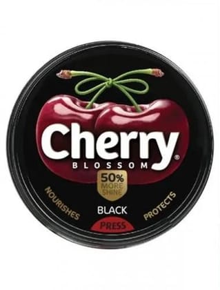 Cherry Shoe Polish Black 15g
