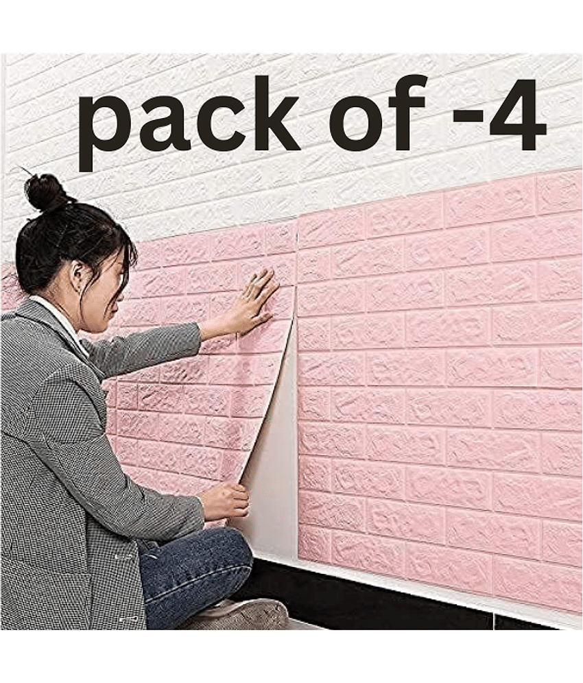 swipe n see Abstract Wallpaper ( 70 X 77 ) cm ( Pack of 4 )