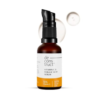 Deconstruct 10% Vitamin C Serum for Brightening| Powered by Liposomal Technology for Visible Glowing Skin|Targets Dull & Uneven Skin Tone |For Oily Skin| Co-Created With Dermatologists| Non-Irritating | 10ML Deconstruct 10% Vitamin C Serum for Brightenin