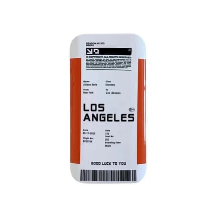 iPhone 14 Series Ticket Style Camera Case With Sliding Protection-iPhone 14 Pro Max / Los Angeles