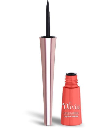 OLIVIA - Black Matte Eye Liner Liquid ( Pack of 1 )