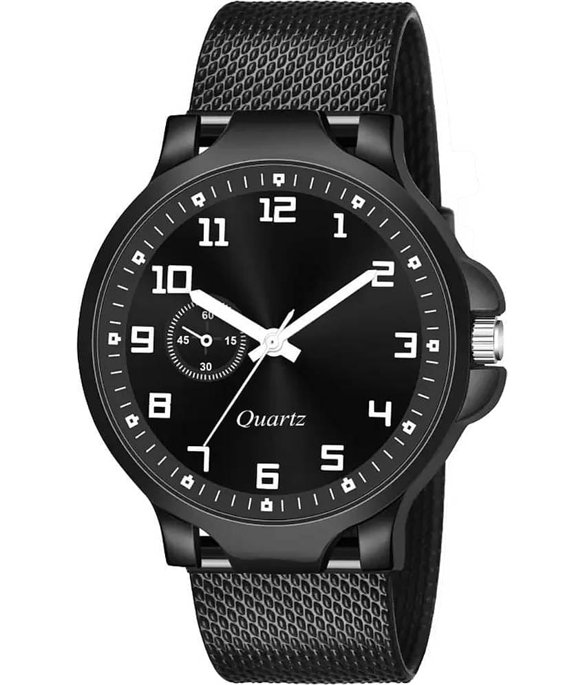 Trex Black Silicon Analog Men's Watch
