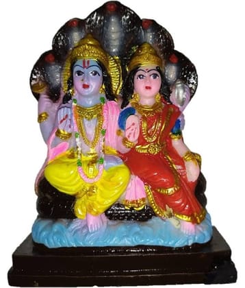 PAYSTORE - Resin Vishnu Laxmi Idol ( 13.75 cm )