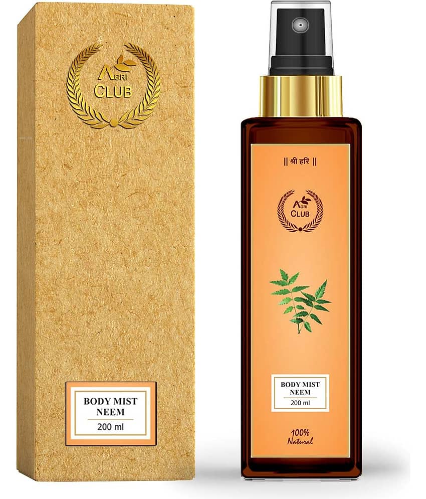 AGRI CLUB - Neem Body Mist For Men,Women 200 ml ( Pack of 1 )