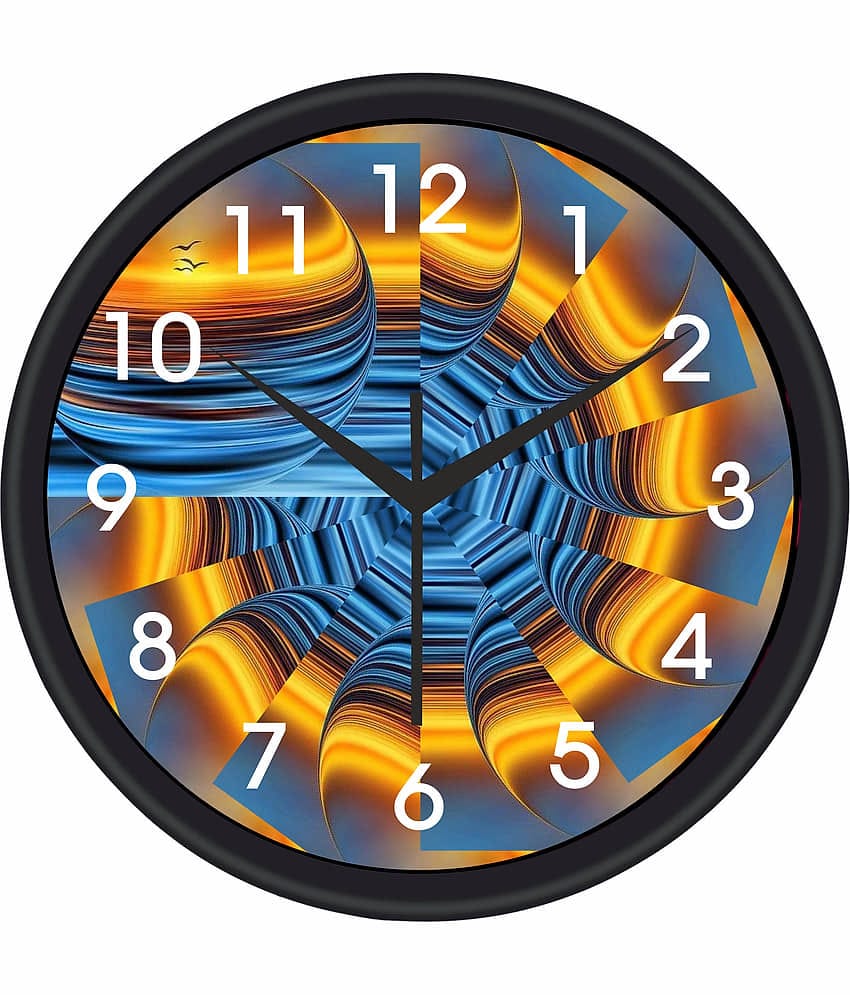 Trendy Homes Circular Analog Wall Clock