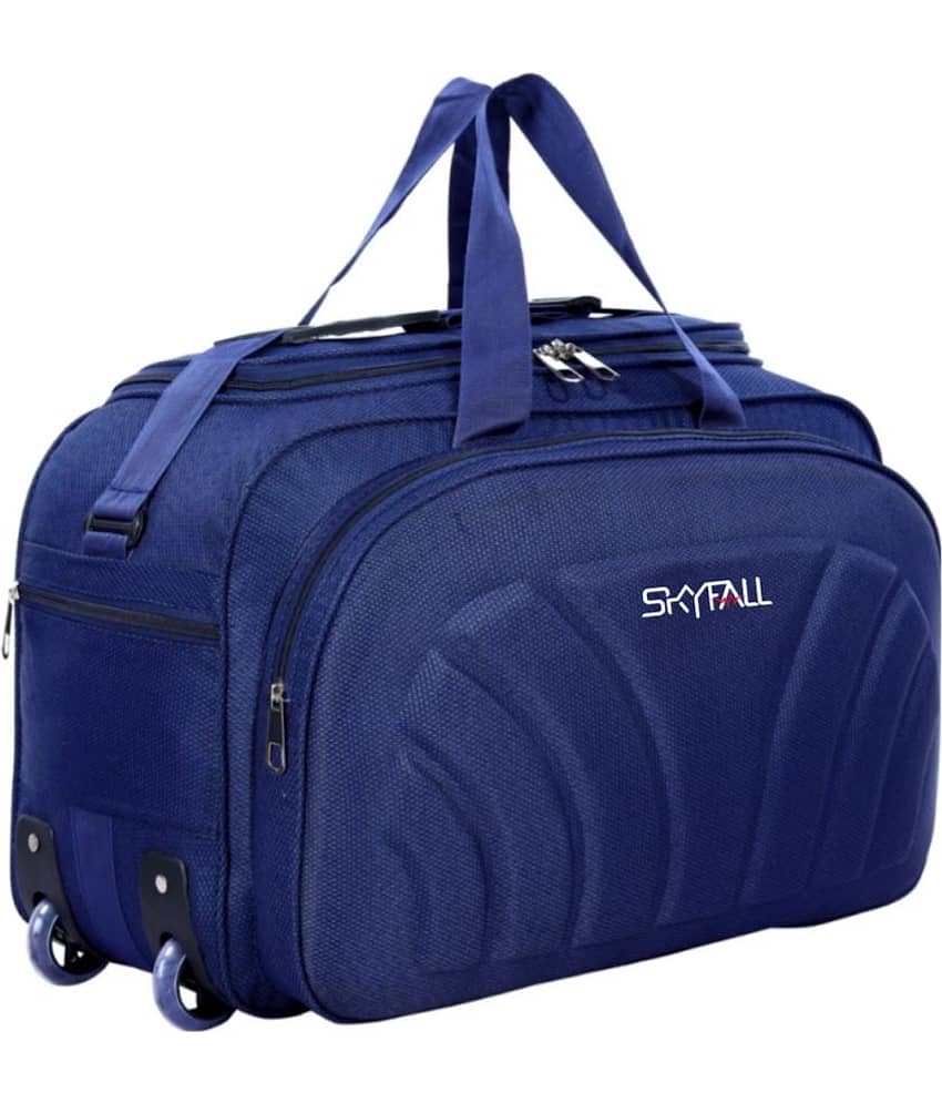 SKYFALL - Blue Nylon Duffle Trolley