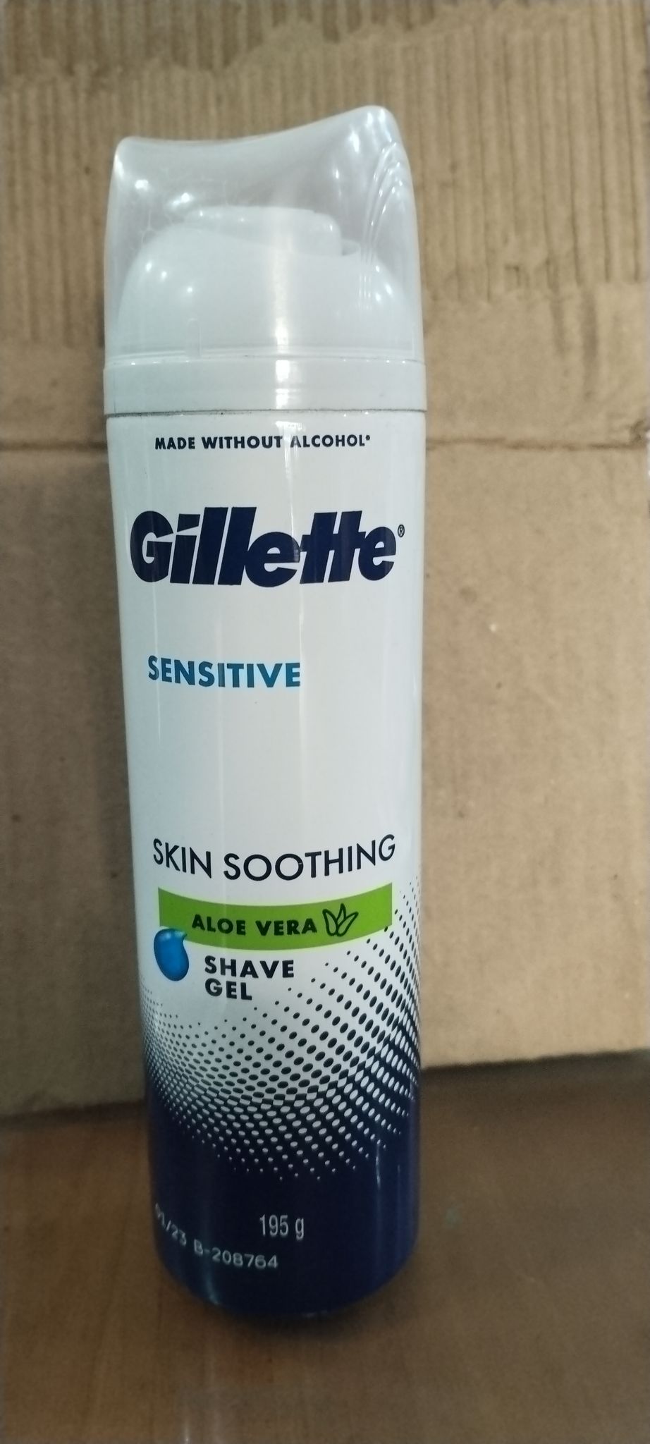 Gillette Sensitive Skin soothing Aloe vera Shave Gel 
