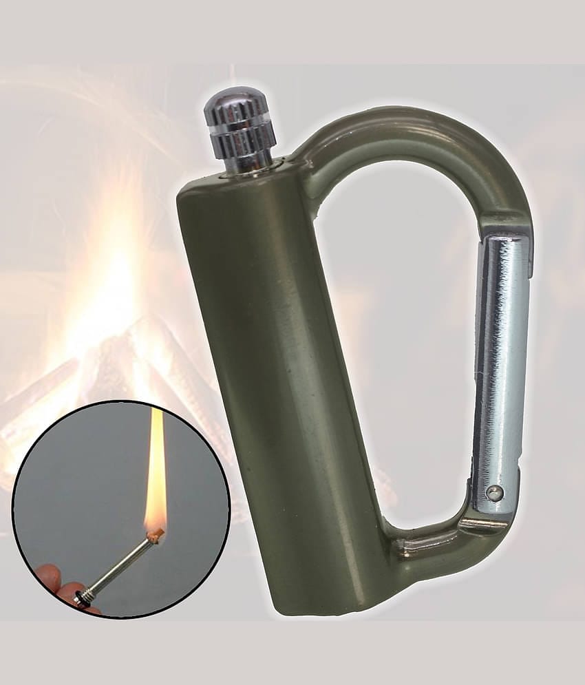 JMALL Dark Green Brass Cigarette Lighter ( Pack of 1 )