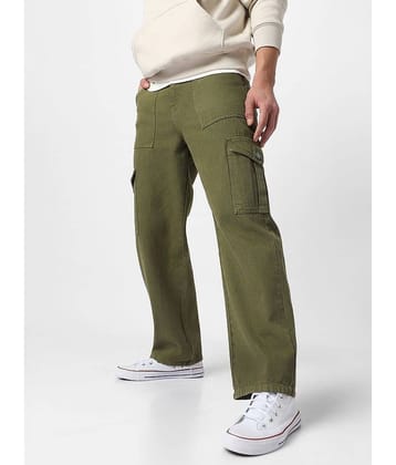 Urbano Fashion Relaxed Washed Men's Jeans - Green ( Pack of 1 )