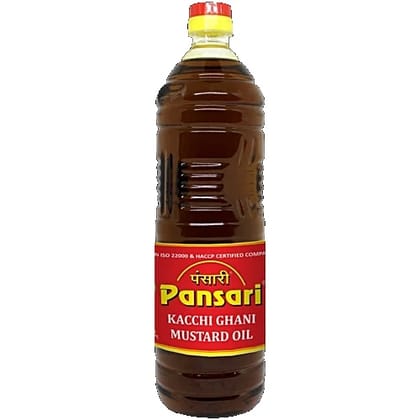 PANSARI Kacchi Ghani Mustard Oil, 5 L