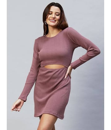 Rigo - Green Cotton Blend Women's Cut Out Dress ( Pack of 1 )
