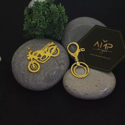 Royal Enfield Hunter 350 (2021) Keychain-Gold