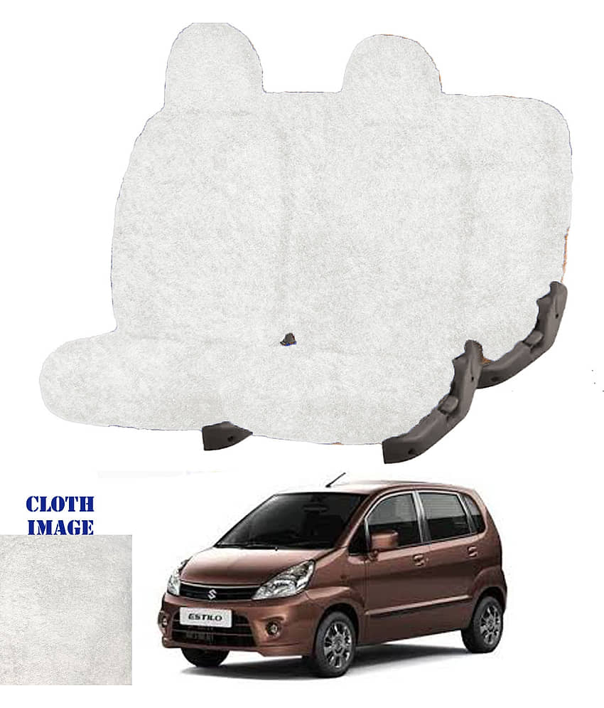 Maruti Zen Estilo White 5 Seater Car Seat Cover